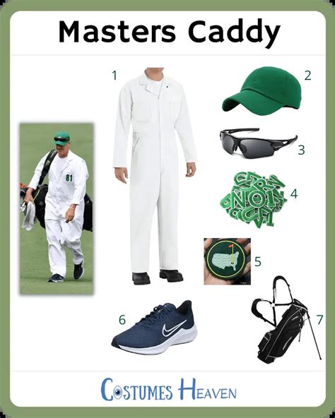 masters green jacket replica halloween costume|Dress Up Like Masters Caddy .